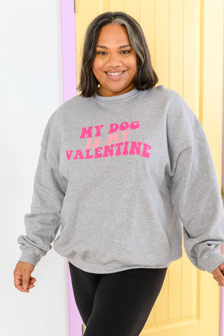 My Dog Is My Valentine Sweatshirt-[option4]-[option5]-[option6]-[option7]-[option8]-Womens-Clothing-Shop