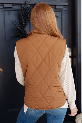 Neither Here Nor There Puffer Vest in Camel-[option4]-[option5]-[option6]-[option7]-[option8]-Womens-Clothing-Shop