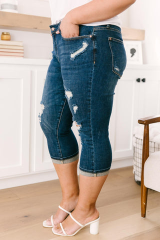 New Directions Distressed Capris-[option4]-[option5]-[option6]-[option7]-[option8]-Womens-Clothing-Shop