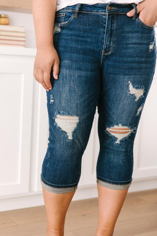 New Directions Distressed Capris-[option4]-[option5]-[option6]-[option7]-[option8]-Womens-Clothing-Shop
