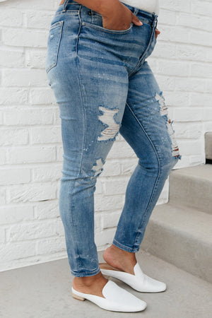 Ocean Side Distressed Skinny Jeans-[option4]-[option5]-[option6]-[option7]-[option8]-Womens-Clothing-Shop