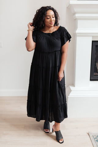 Olivia Tiered Maxi Dress in Black-[option4]-[option5]-[option6]-[option7]-[option8]-Womens-Clothing-Shop