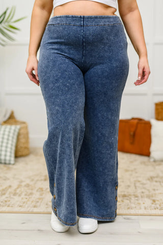 Park City Button Flare Pants-[option4]-[option5]-[option6]-[option7]-[option8]-Womens-Clothing-Shop