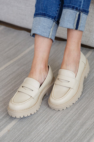 Penny For Your Thoughts Loafers in Bone-[option4]-[option5]-[option6]-[option7]-[option8]-Womens-Clothing-Shop