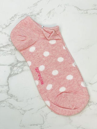 PREORDER: Large Polka Dot Low Cut Socks in Two Colors-[option4]-[option5]-[option6]-[option7]-[option8]-Womens-Clothing-Shop
