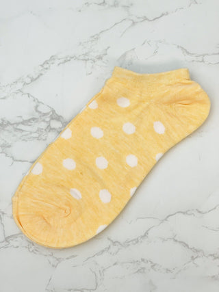 PREORDER: Large Polka Dot Low Cut Socks in Two Colors-[option4]-[option5]-[option6]-[option7]-[option8]-Womens-Clothing-Shop