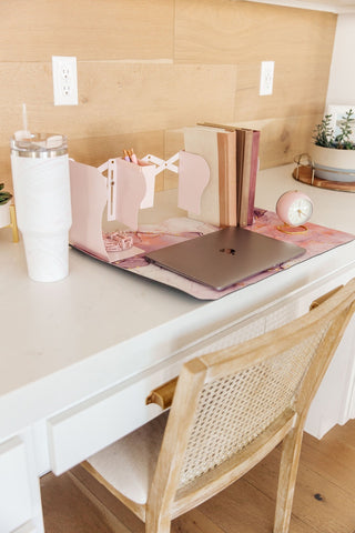 Say No More Luxury desk pad in Pink Marble-20X30-[option4]-[option5]-[option6]-[option7]-[option8]-Womens-Clothing-Shop