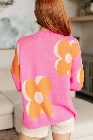 Quietly Bold Mod Floral Sweater-[option4]-[option5]-[option6]-[option7]-[option8]-Womens-Clothing-Shop