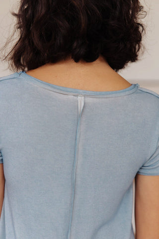 Right Side Out Top in Faded Blue-[option4]-[option5]-[option6]-[option7]-[option8]-Womens-Clothing-Shop