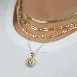 PREORDER: Mini Radiant Initial Necklace-[option4]-[option5]-[option6]-[option7]-[option8]-Womens-Clothing-Shop