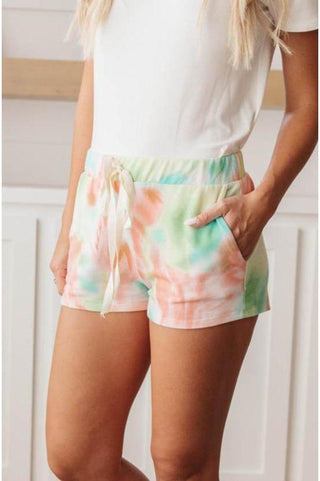 Sherbet Splotches Shorts-[option4]-[option5]-[option6]-[option7]-[option8]-Womens-Clothing-Shop