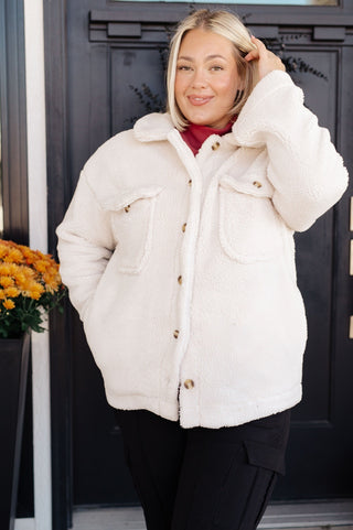 Shrouded in Sherpa Coat in White-[option4]-[option5]-[option6]-[option7]-[option8]-Womens-Clothing-Shop