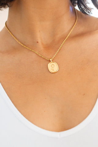 Simple Sunflower Pendent Necklace-OS-[option4]-[option5]-[option6]-[option7]-[option8]-Womens-Clothing-Shop