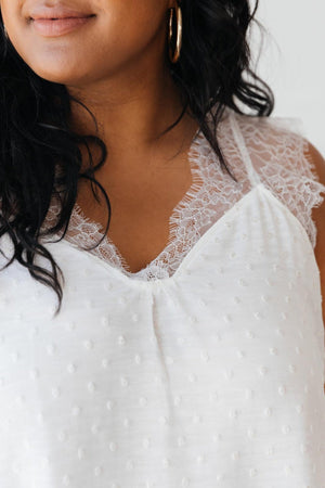 Spotted In Lace Tank-[option4]-[option5]-[option6]-[option7]-[option8]-Womens-Clothing-Shop