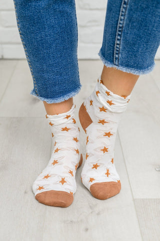 Star Design Socks In White-OS-[option4]-[option5]-[option6]-[option7]-[option8]-Womens-Clothing-Shop