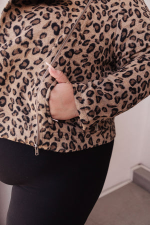 Leopard Print Moto Jacket-[option4]-[option5]-[option6]-[option7]-[option8]-Womens-Clothing-Shop