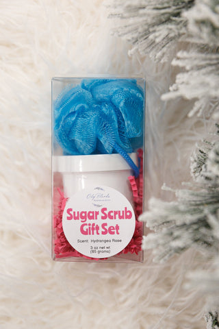 Sugar Scrub Gift Set in Hydrangea Rose-OS-[option4]-[option5]-[option6]-[option7]-[option8]-Womens-Clothing-Shop