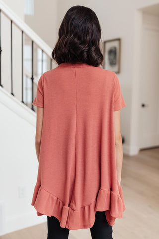 Sweet Breeze Tunic Dress in Rust-[option4]-[option5]-[option6]-[option7]-[option8]-Womens-Clothing-Shop