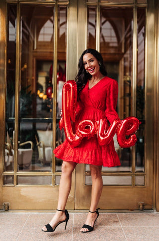 Sweetheart's Dress in Red-[option4]-[option5]-[option6]-[option7]-[option8]-Womens-Clothing-Shop