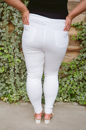 Talia High Waisted White Skinny Jeans-[option4]-[option5]-[option6]-[option7]-[option8]-Womens-Clothing-Shop