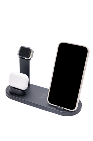 The Place To Be Wireless Charging Station in Black-OS-[option4]-[option5]-[option6]-[option7]-[option8]-Womens-Clothing-Shop