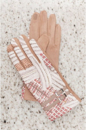 Tweedle Dee Wool Gloves in Pink-[option4]-[option5]-[option6]-[option7]-[option8]-Womens-Clothing-Shop