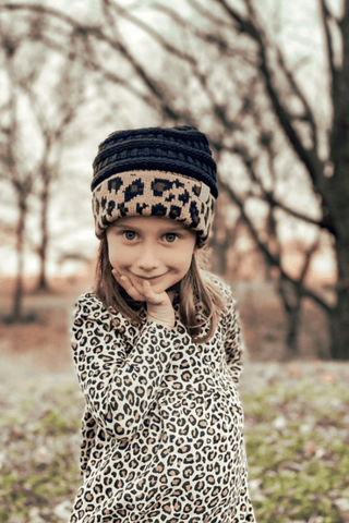 Kids Matching Leopard Cuff CC Beanie-[option4]-[option5]-[option6]-[option7]-[option8]-Womens-Clothing-Shop