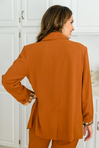 What I Want Classic Blazer In Toffee-[option4]-[option5]-[option6]-[option7]-[option8]-Womens-Clothing-Shop