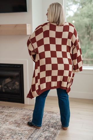 When I See You Again Checkered Cardigan-[option4]-[option5]-[option6]-[option7]-[option8]-Womens-Clothing-Shop