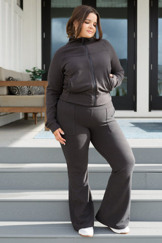 Where Are You Zip Up Jacket in Black-[option4]-[option5]-[option6]-[option7]-[option8]-Womens-Clothing-Shop