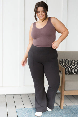 Where are You Flared Leggings in Black-[option4]-[option5]-[option6]-[option7]-[option8]-Womens-Clothing-Shop