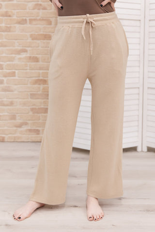 Wide Legged & Cozy Sweatpants in Sand-[option4]-[option5]-[option6]-[option7]-[option8]-Womens-Clothing-Shop