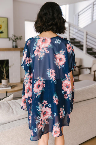 Wildflower Kimono in Blue-[option4]-[option5]-[option6]-[option7]-[option8]-Womens-Clothing-Shop