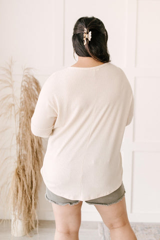 Willow Waffle Knit Top in Beige-[option4]-[option5]-[option6]-[option7]-[option8]-Womens-Clothing-Shop