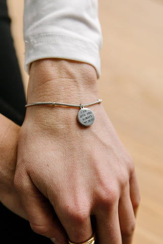 With You Bracelet in Silver-[option4]-[option5]-[option6]-[option7]-[option8]-Womens-Clothing-Shop