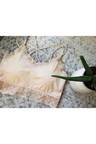 Serenity Lace Bralette In Peachy Nude-[option4]-[option5]-[option6]-[option7]-[option8]-Womens-Clothing-Shop