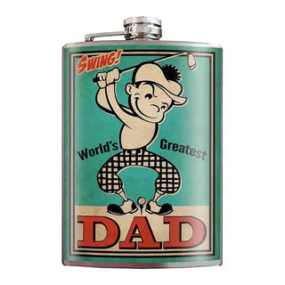 PREORDER: Stainless Steel Hip Flask in Assorted Prints-[option4]-[option5]-[option6]-[option7]-[option8]-Womens-Clothing-Shop