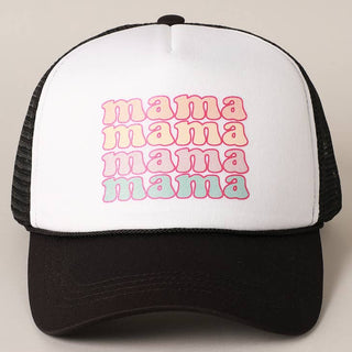 PREORDER: Mama Foam Trucker Hat in Two Colors-[option4]-[option5]-[option6]-[option7]-[option8]-Womens-Clothing-Shop
