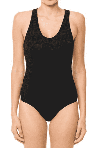 Turn It Up V Neck Bodysuit In Black Or White-[option4]-[option5]-[option6]-[option7]-[option8]-Womens-Clothing-Shop