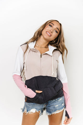 Ampersand Ave Halfzip Sweatshirt | Neopolitan-[option4]-[option5]-[option6]-[option7]-[option8]-Womens-Clothing-Shop