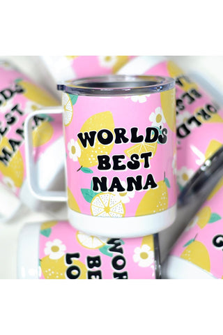 PREORDER: Customized World's Best Spring Travel Mug-12 oz-[option4]-[option5]-[option6]-[option7]-[option8]-Womens-Clothing-Shop